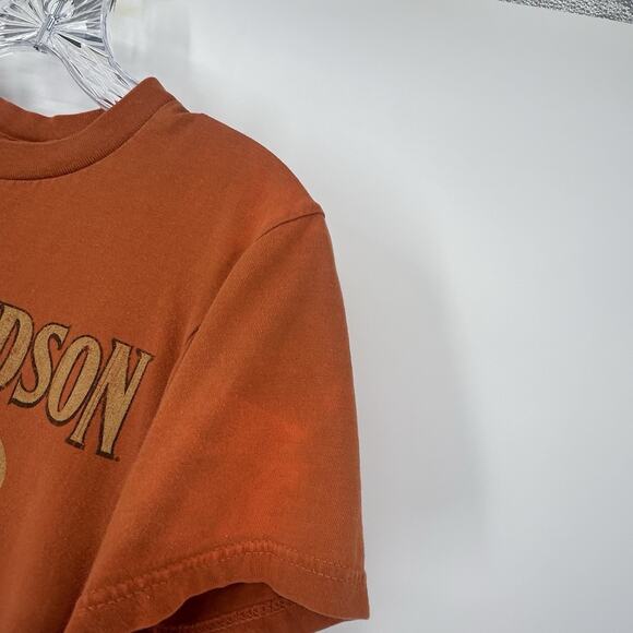 Harley-Davidson T-Shirt Mens Small Orange Ride Rocket Huntsville AL 2012 - Picture 12 of 12